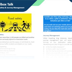 Driving - Road Safety and Journey Management