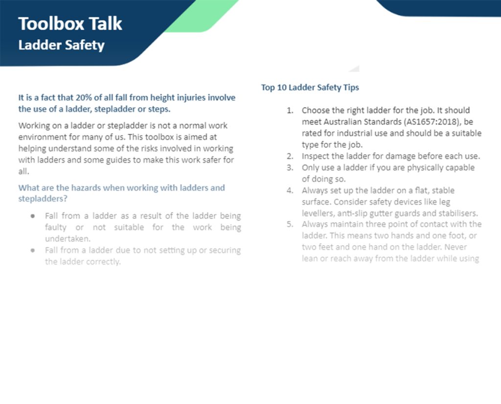 Ladder Safety